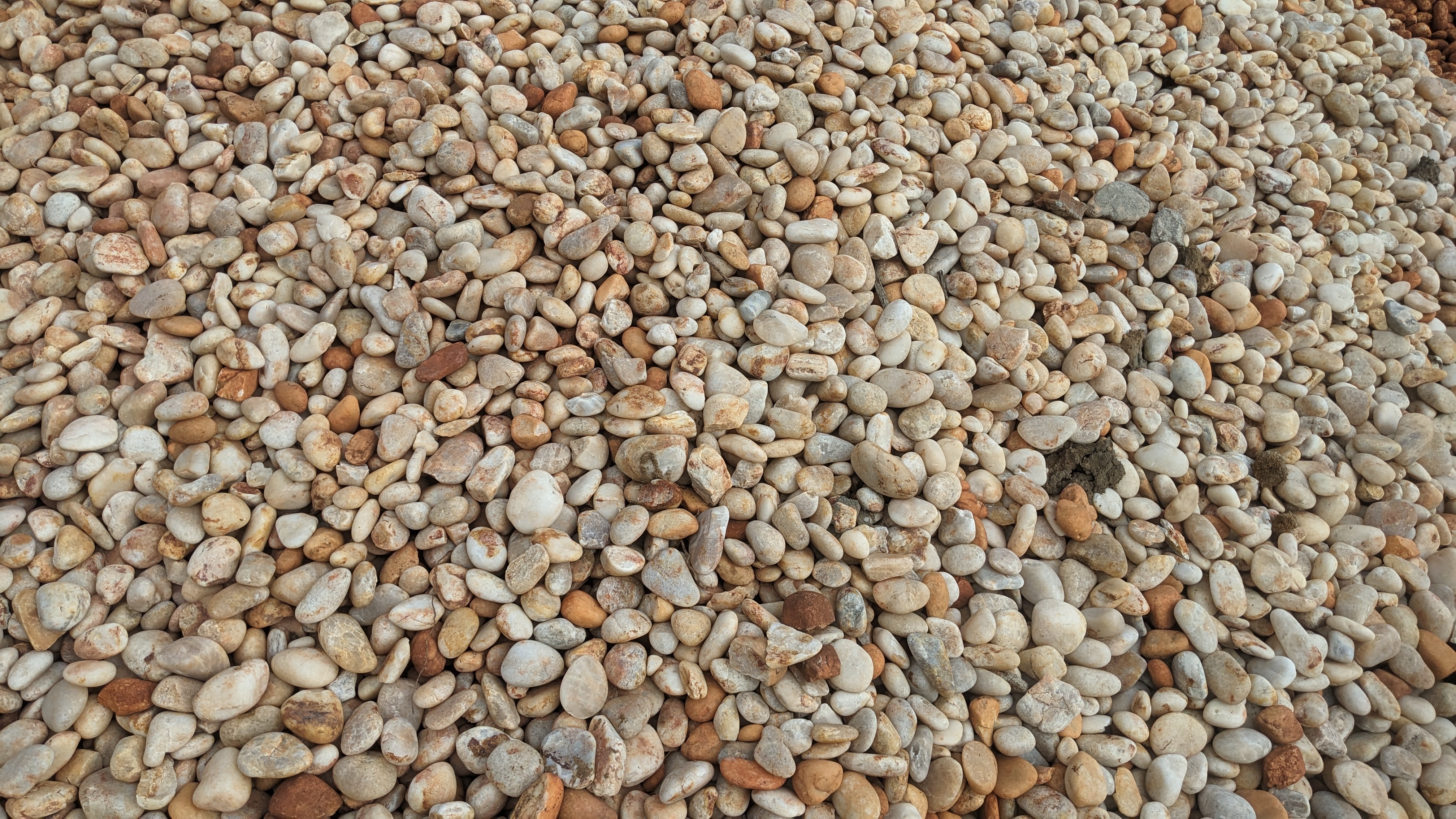 Le gravier roulé dit "gamme spéciale "